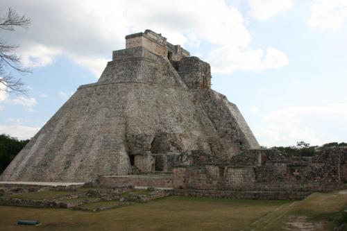 Mayan pyramid in Uxmal