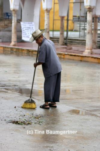Clean up after the rain